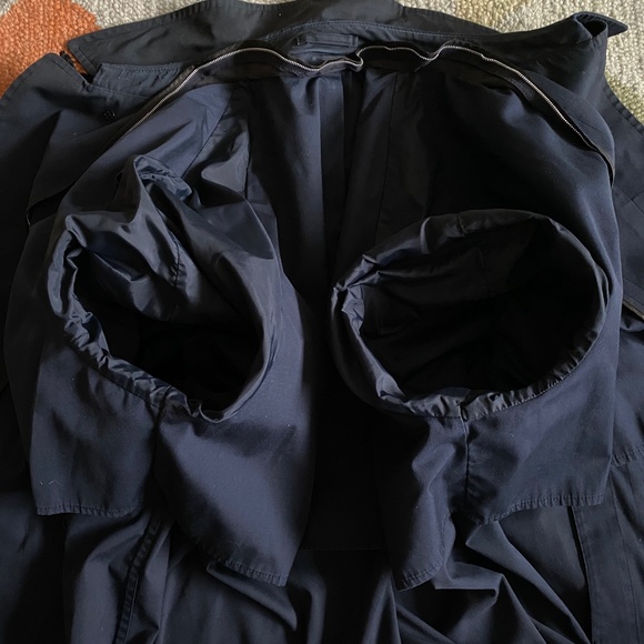 VTG I London Fog I Black Single Breasted Maincoat I *Shell Only* I 46R - Picture 10 of 16